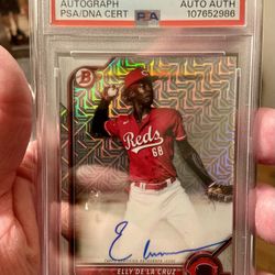 🔥 2022 Elly De La Cruz - PSA 10 Bowman Chrome Auto 🔥