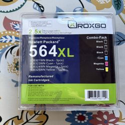HP 564 XL Compatible Color Ink 6 Cartridge Replacement / Brand New Cartridges
