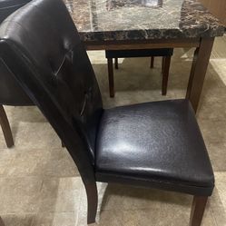 5pcs Marble dining set