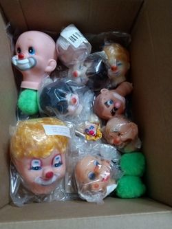 Clown heads