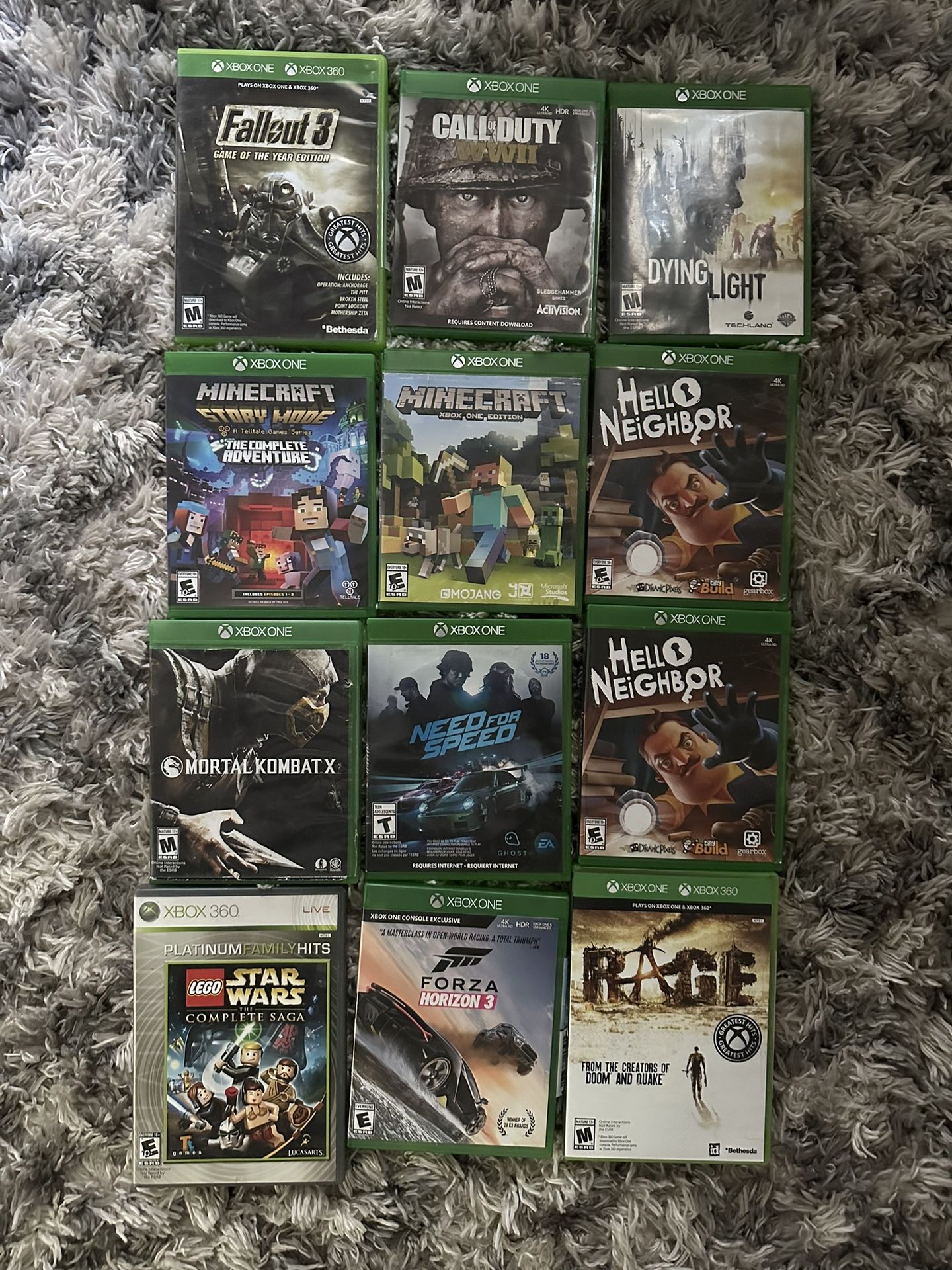 XBOX ONE AND 360 GAMES 