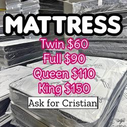New Mattresses  Twin mattress Full mattress Queen mattress  King mattress  Colchones nuevos  Beds 