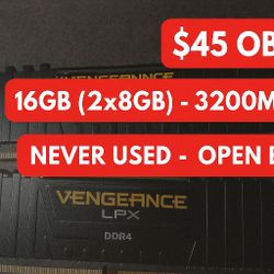 Corsair Vengeance LPX 16GB (2x8GB) DDR4 3200MHz – $45 OBO