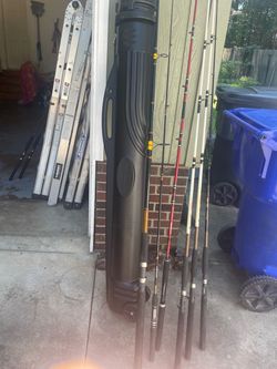 Airplane Rod Case w/ multiple rods