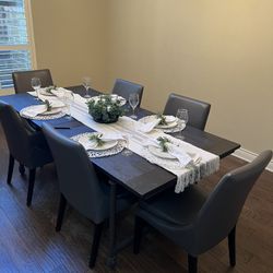 Dining Room Table W/ 8 Chairs