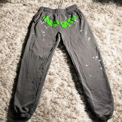 Wait Web Sp5der sweatpants