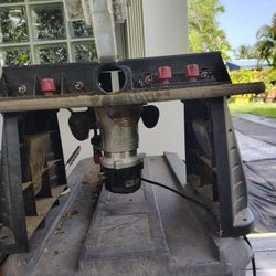 Router Saw And 2 Tables And Parts 