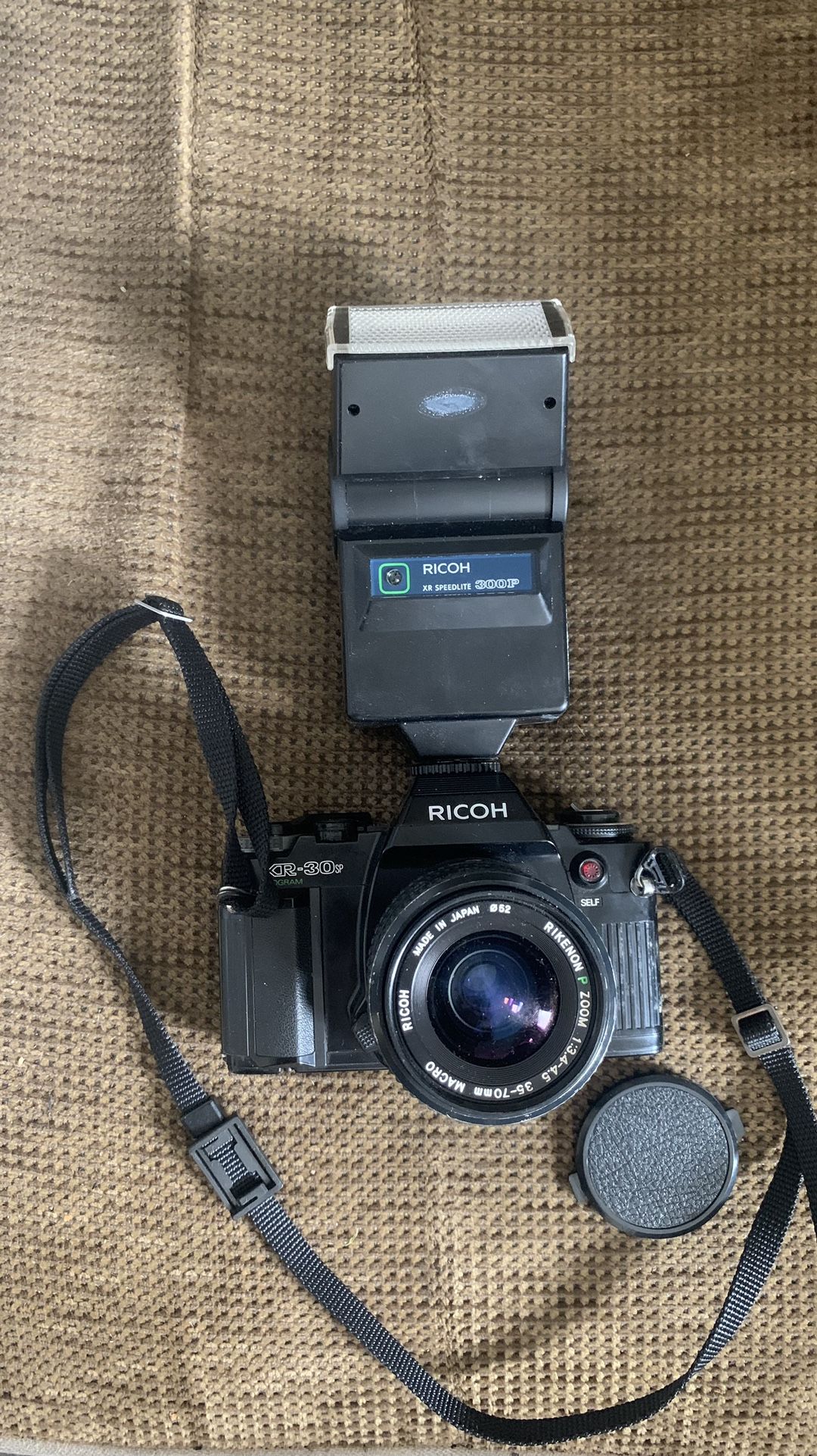 Ricoh Japanese Camera With Flash Light
