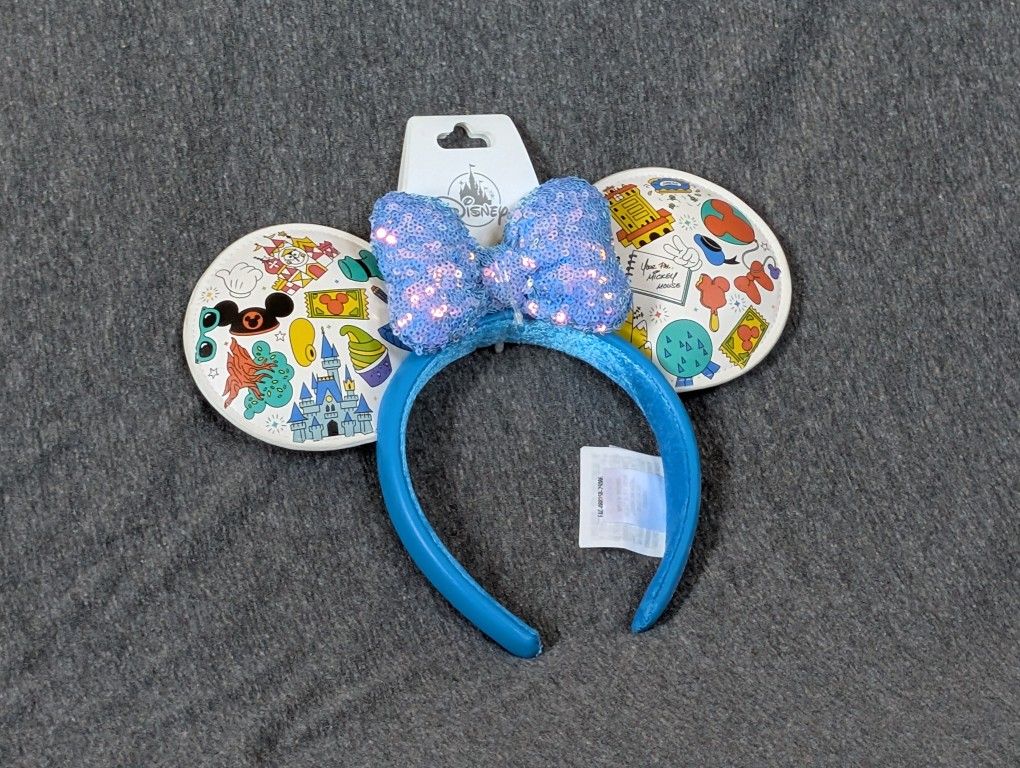 Disney Parks Play in the Park Minnie Mouse Ears Headband 2024 NEW WITH TAGS