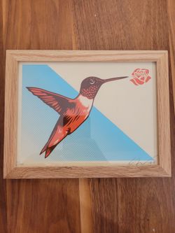 Ernesto Yerena Hummingbird Art Print 6x8