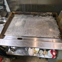 Griddle. Atosa 36 Inch Gas CookRite Griddle with 3 Burners. Original Price $1200