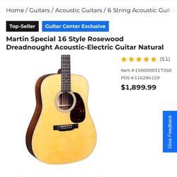 Martin acoustic Guitar