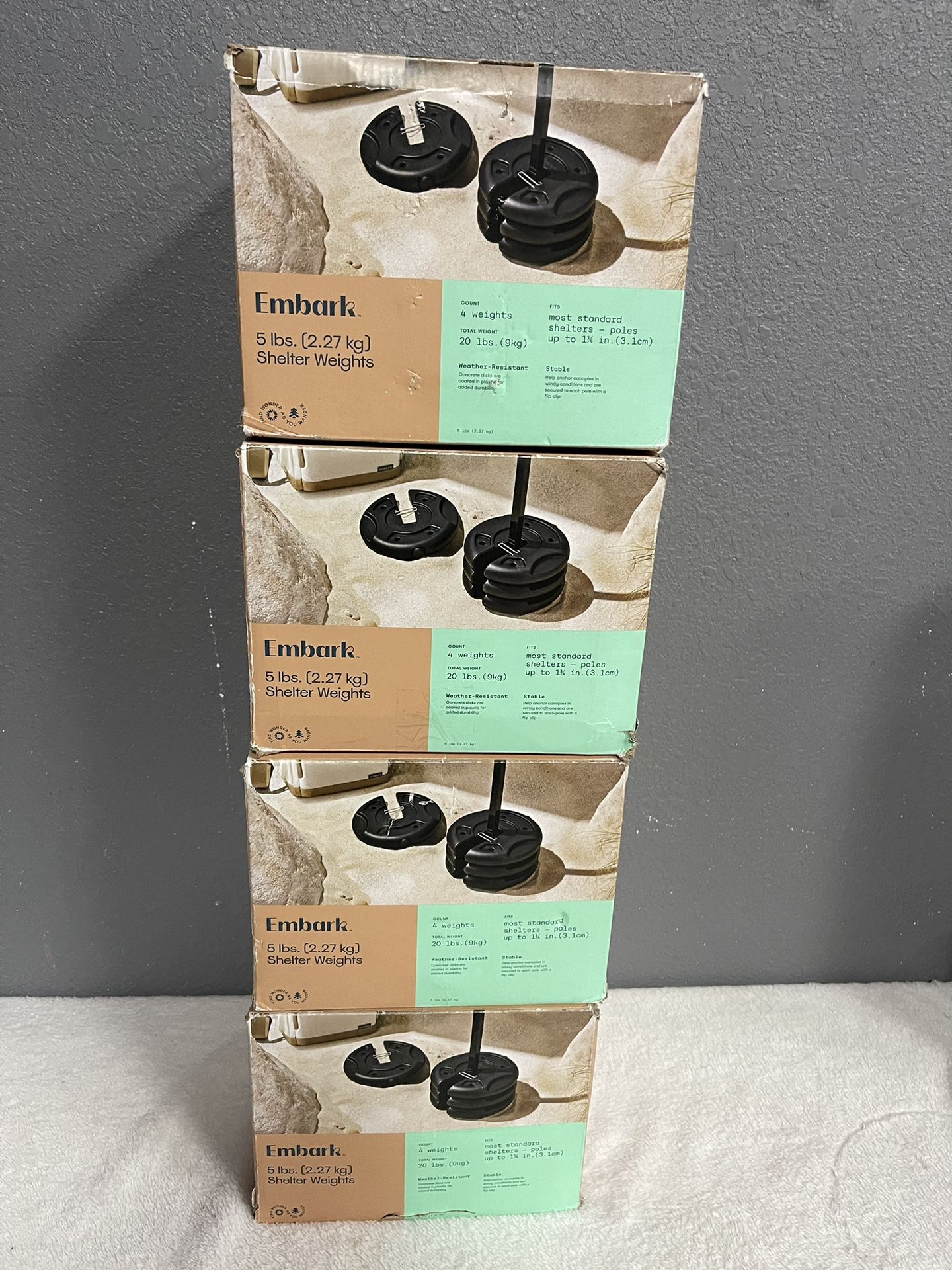 4pk Anchor Weight Set - Embark