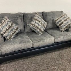 Millingar Smoke Color Sofa Couch Same Day Delivery 🚚