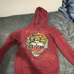 Red Ed Hardy dragon hoodie