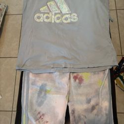Big Girls Adidas Matching Set
