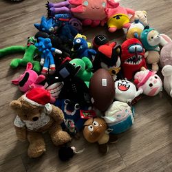 Variety Plushes. 
