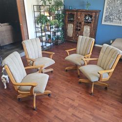 4 Swivel Rocking Chairs