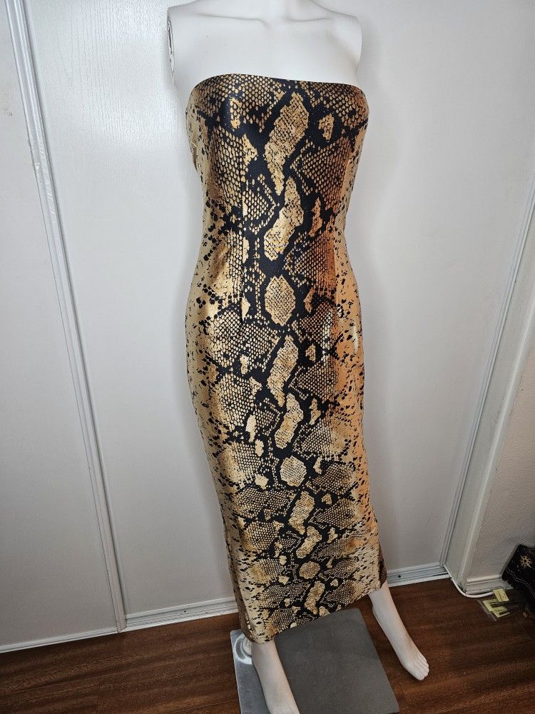 green emerald velvet dress Pearl Snake Dress in Leucistic Cobra Xs