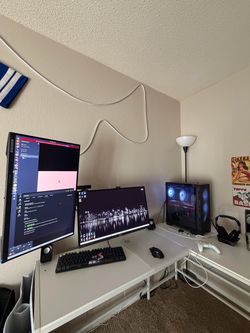 Gaming PC SetUp - Dual Monitor 4k / 4k Oled - everything sold together!