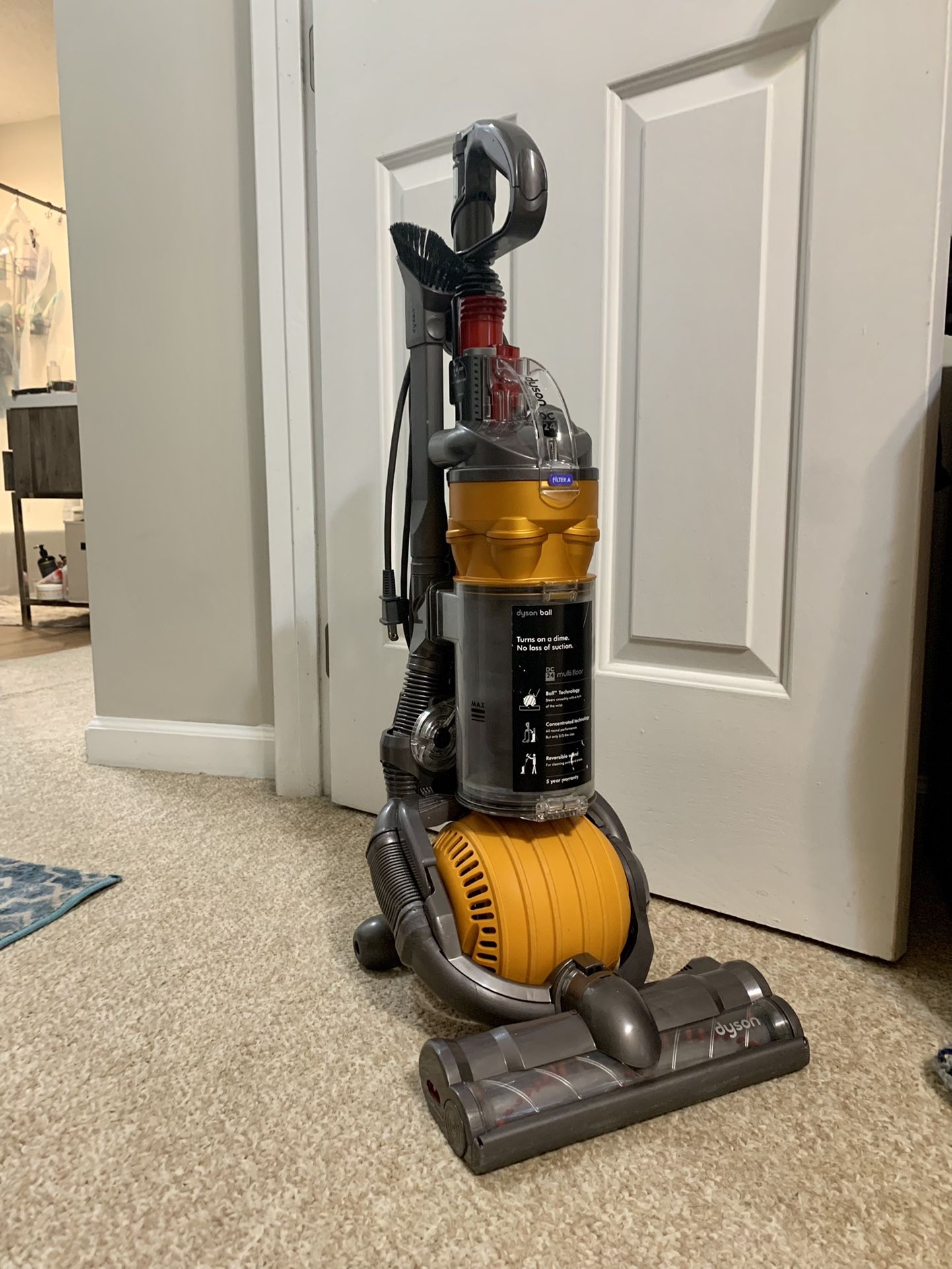 Refurbished DYSON Dc24 Upright All-Floors Lightweight