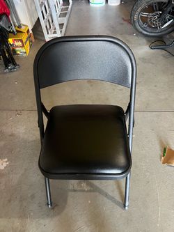 8 folding chairs