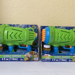 TWO Bubble Barrage Gun Maxx Bubbles