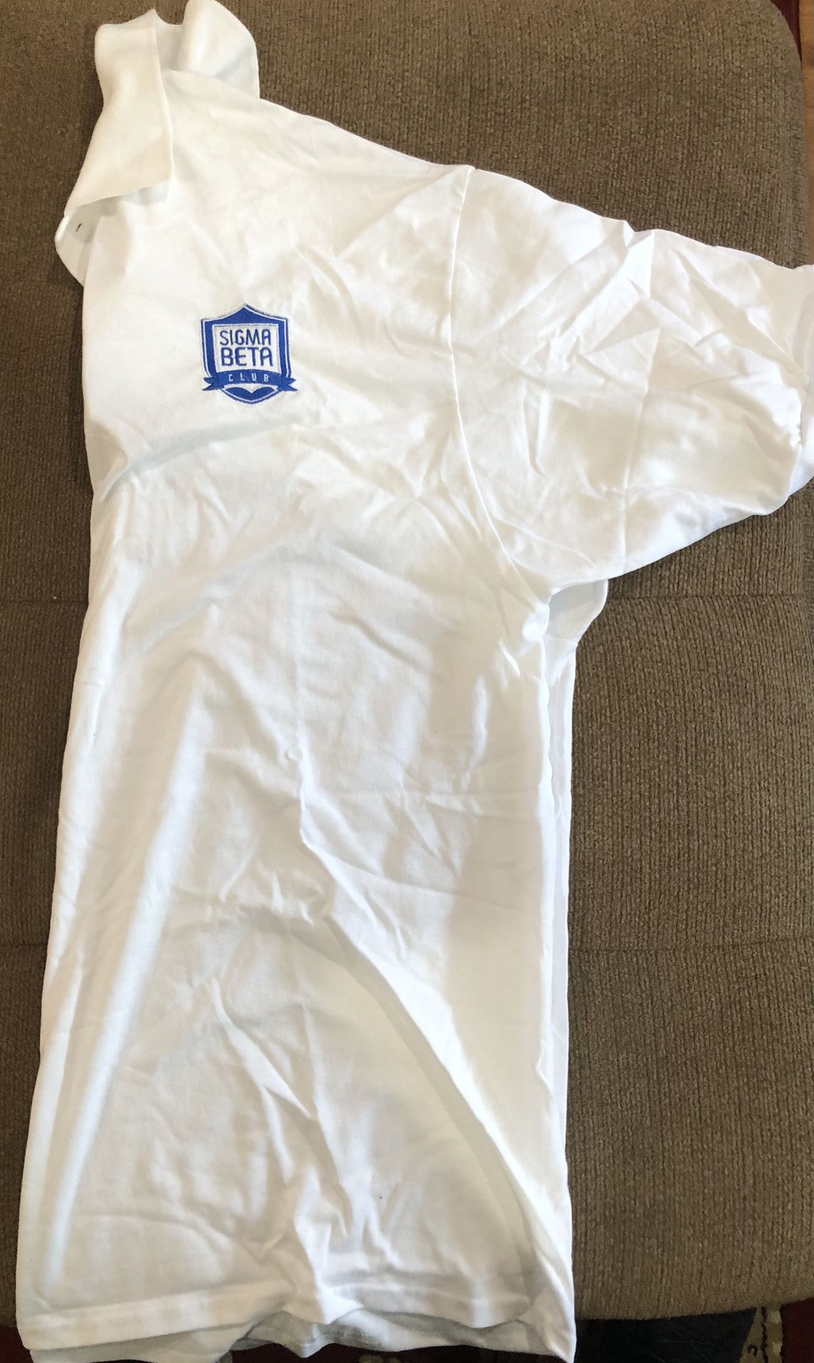 Sigma Beta Club White Polo Shirt 