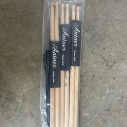 Drum Sticks Brand New Three Packs 