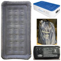 Twin Size Air Mattress, Built In Dual Smart Pump Technology SoundAsleep Products CloudNine Series 