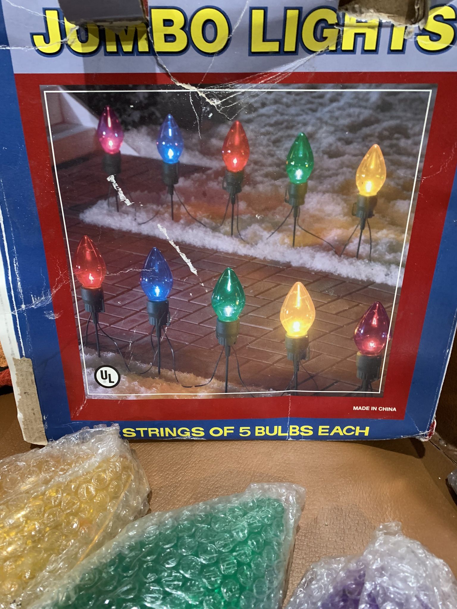 Costco Jumbo Outdoor Christmas Lights - 10 Lights New