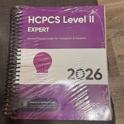 2026 HCPCS Level II Expert — BRAND NEW & FACTORY SEALED