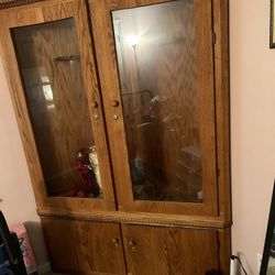 Corner Gun Cabinet 