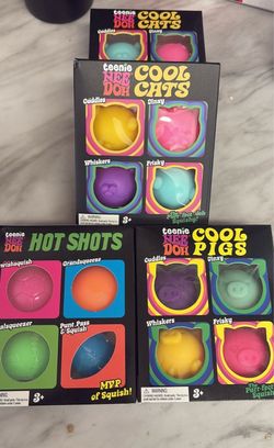 Teenie Nee Doh Squishy Toy Sets Bundle