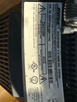 Bose speaker