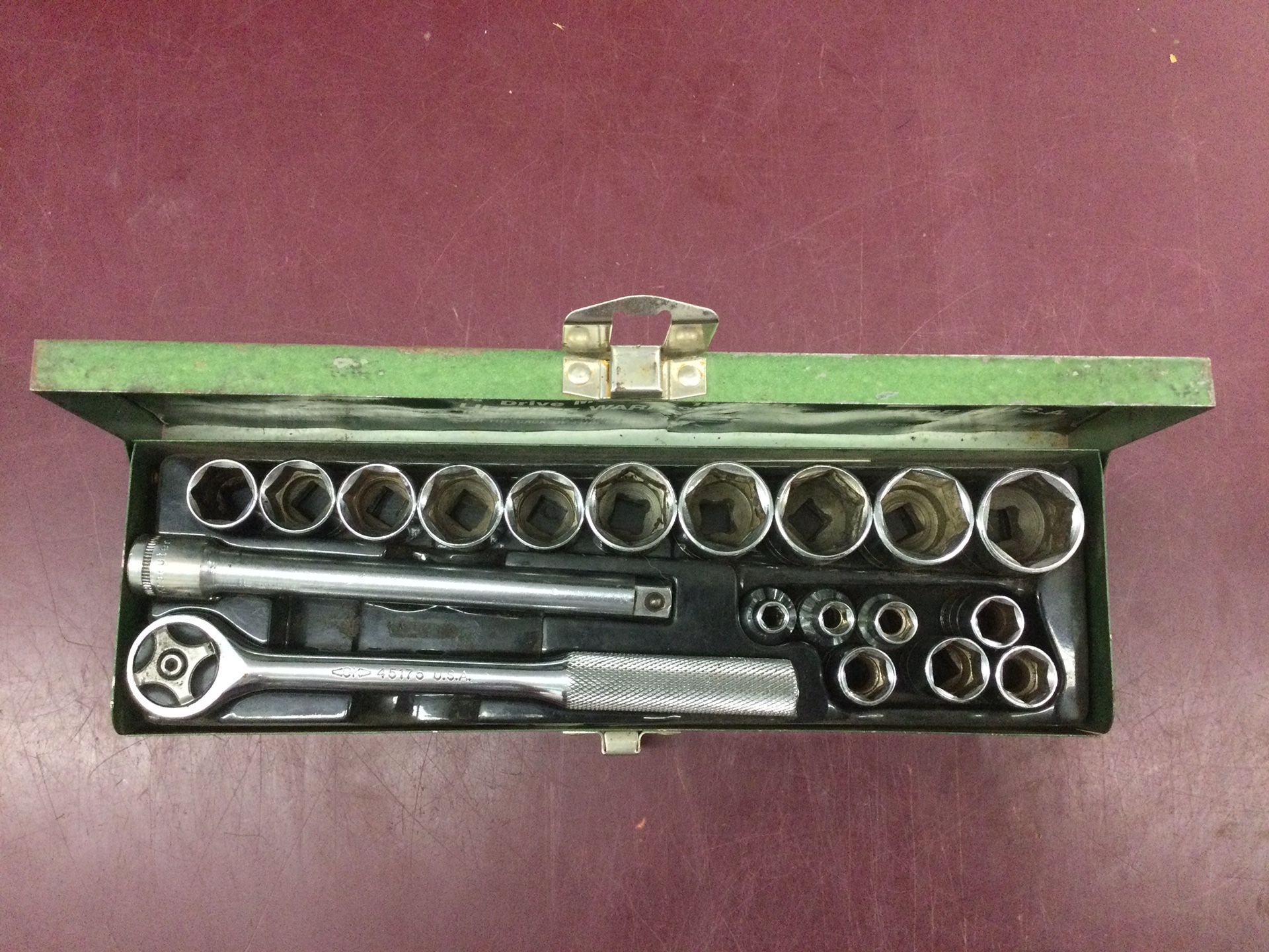 S&K USA 19 PC SOCKET SET METRIC (MM) 3/8” DRIVE 6 POINT SK USA