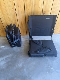Portable Folding Stadium Seat with High Back and Thick Cushion