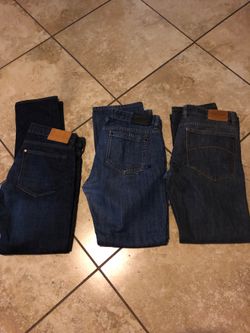 3 PAIR JEANS (HURLEY/REVE JEANS USA/H&M