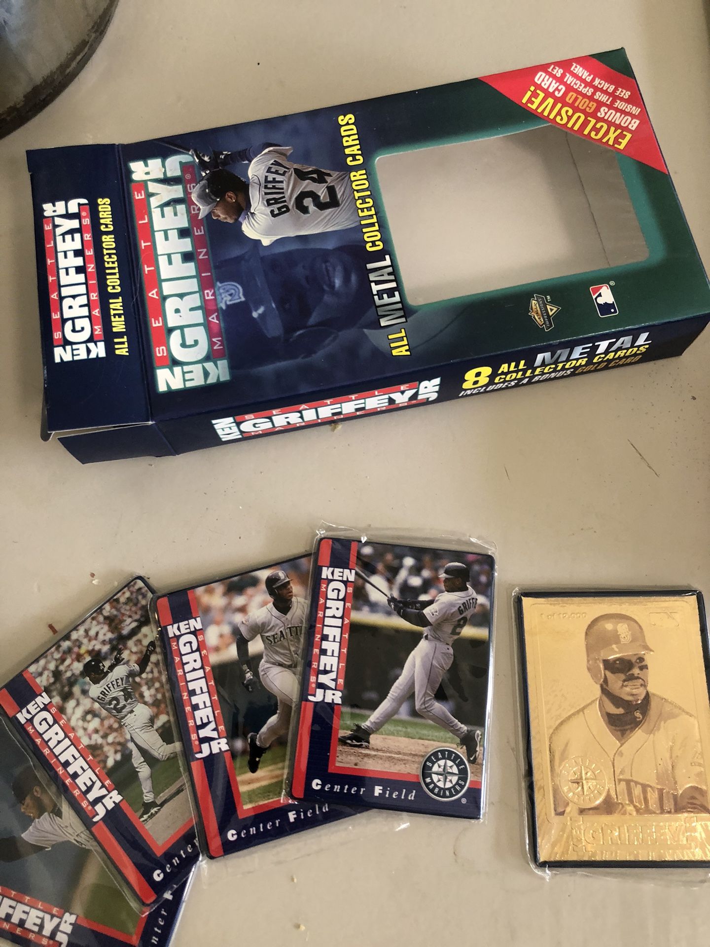 Ken Griffey Jr Metal Cards Collector Set