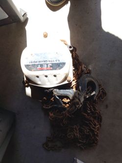 JET BRAND 1.5 TON HOIST