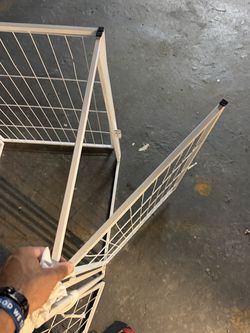 White Metal Playpen / Exercise Pen