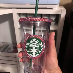 New Starbucks Rhinestoned Cups $45 each