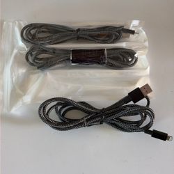 iPhone USB Charging Cables Set Of 3