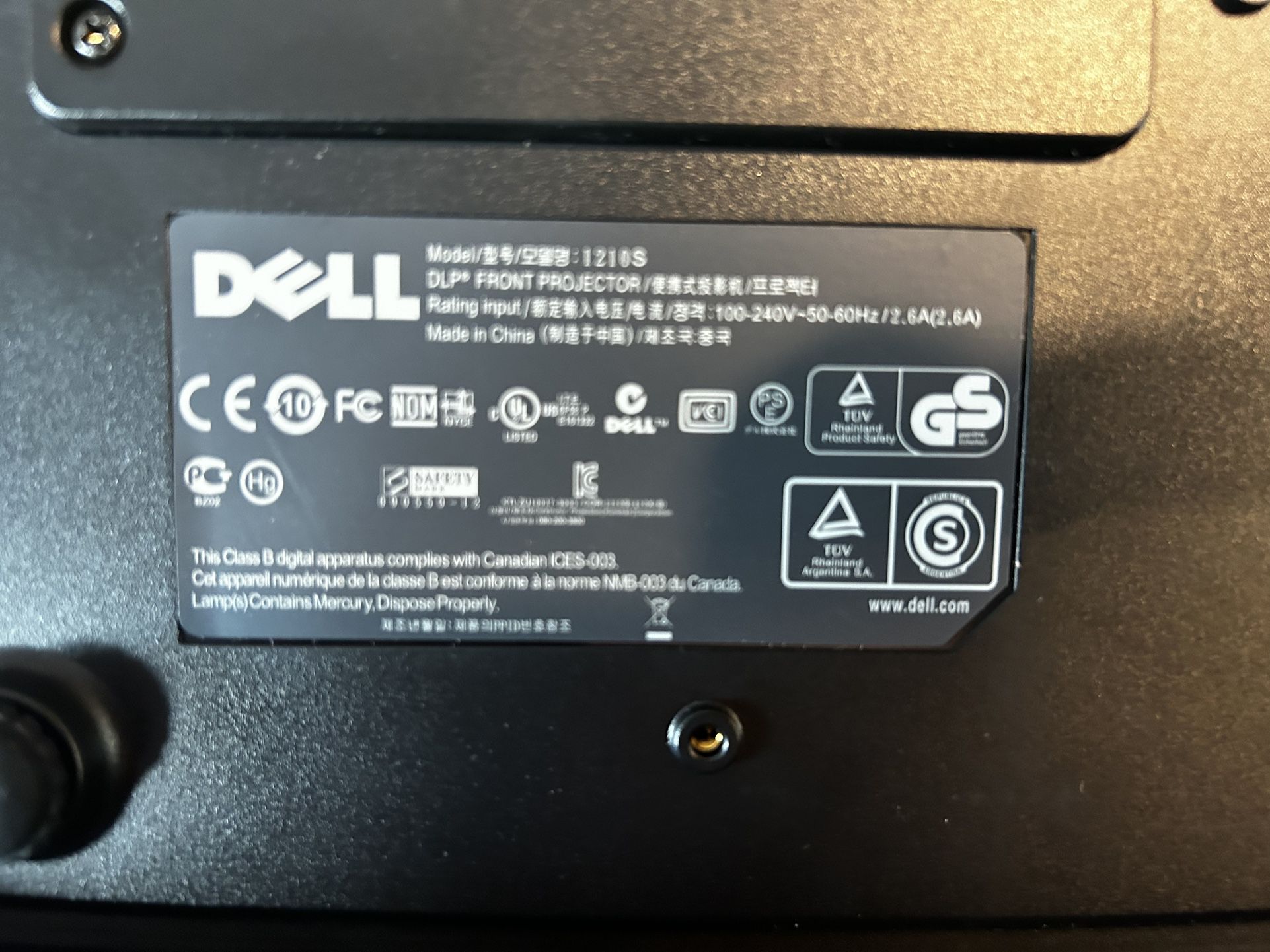 Dell 1210S Projector