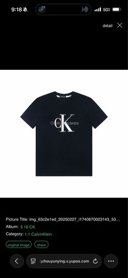 Calvin Klein shirt