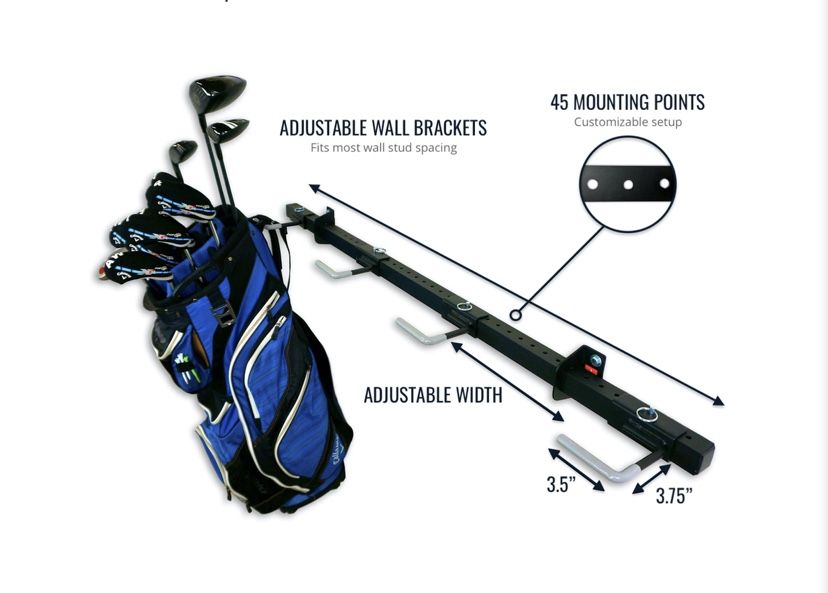 Brand NEW Storage Rack For Golf Bags| Garage Organizer