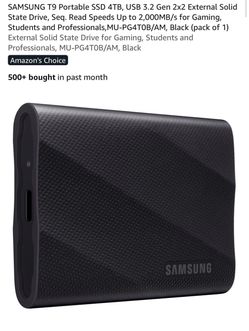 Samsung t9 SSD 4TB