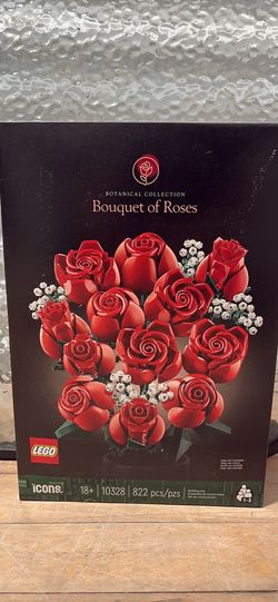 Rose botanical Lego