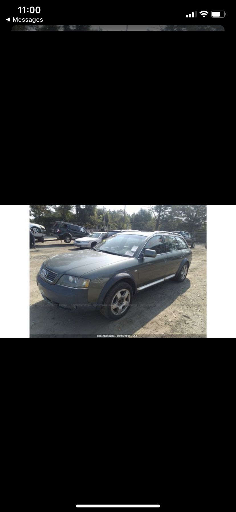 2003 Audi A6 all road parting out