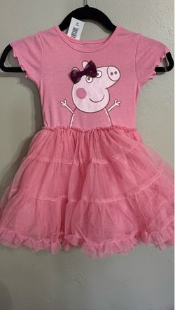 Peppa Pig Girls Tutu Dress Pink